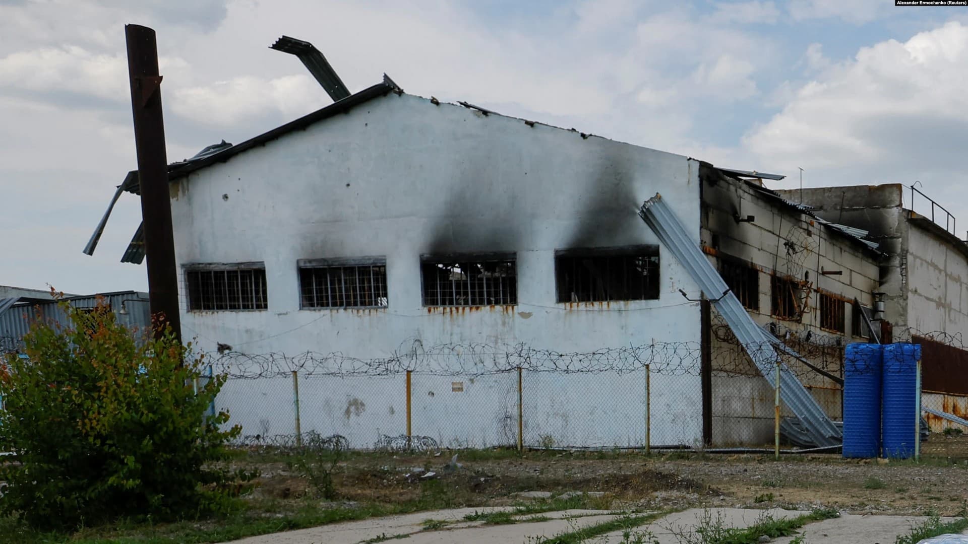 Dozens of Ukrainian POWs were apparently killed in the attack on a prison complex in Olenivka on July 29. 
