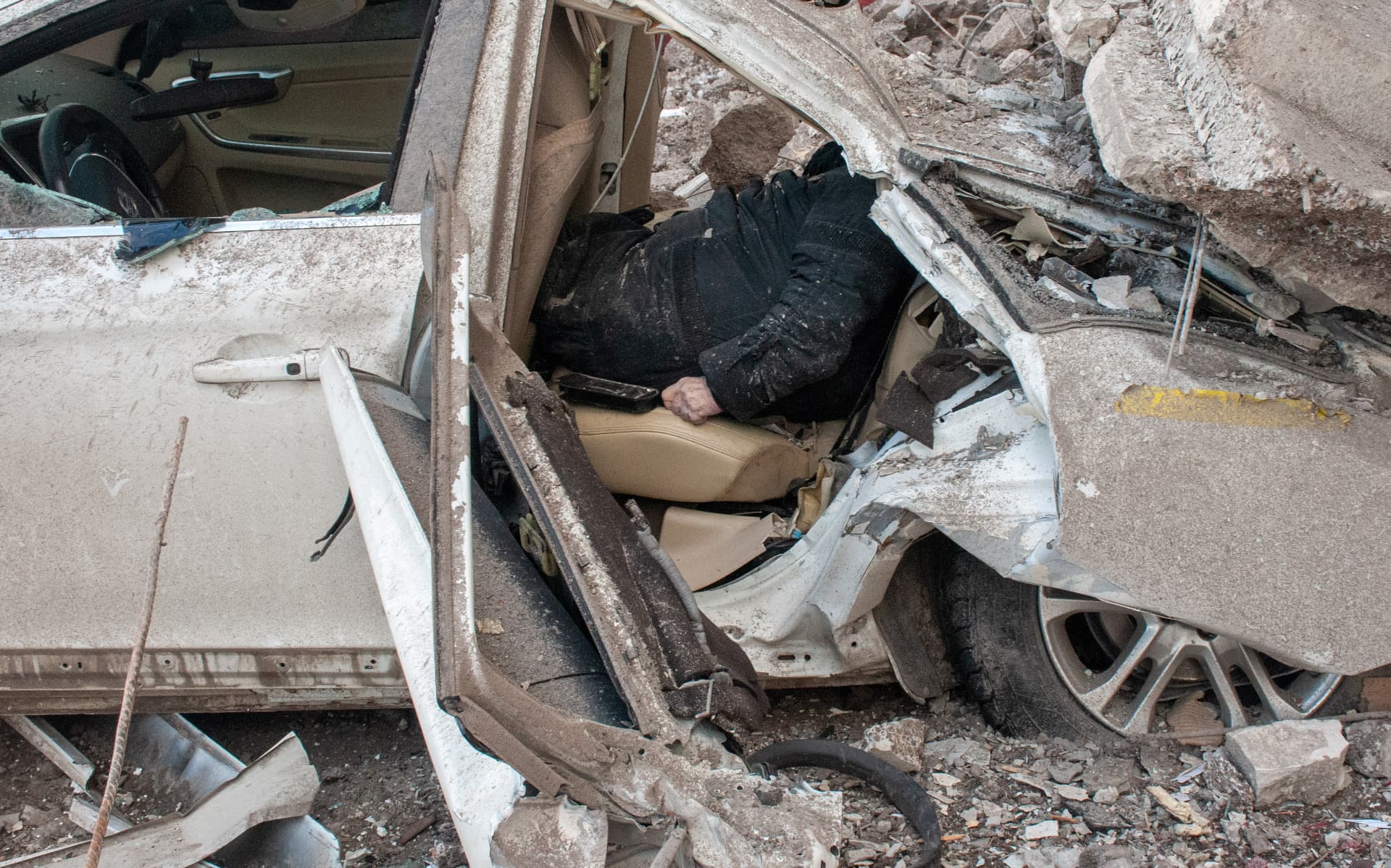  The consequences of shelling by the Russian military-occupiers, in Kharkiv