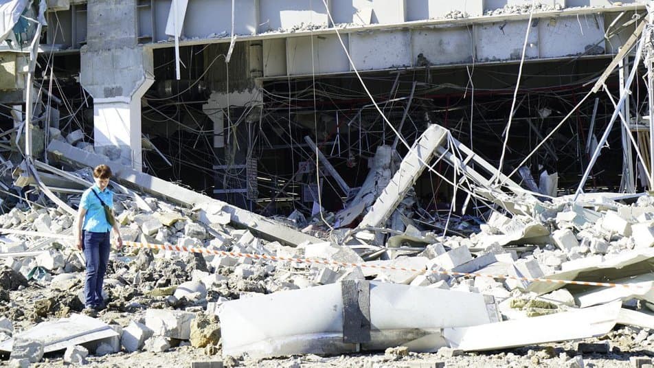 Vostorg grocery store was destroyed by a Russian missile strike in Kharkiv