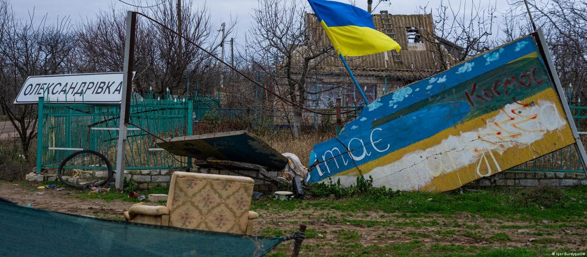 Oleksandrivka became a frontline village right after Russa’s full-scale invasion of Ukraine in February 2022