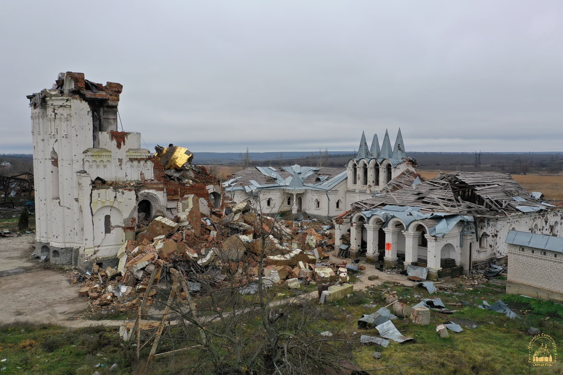 the skete of the Svyatogorsk Lavra in the village of Bohorodychne in Donetsk region