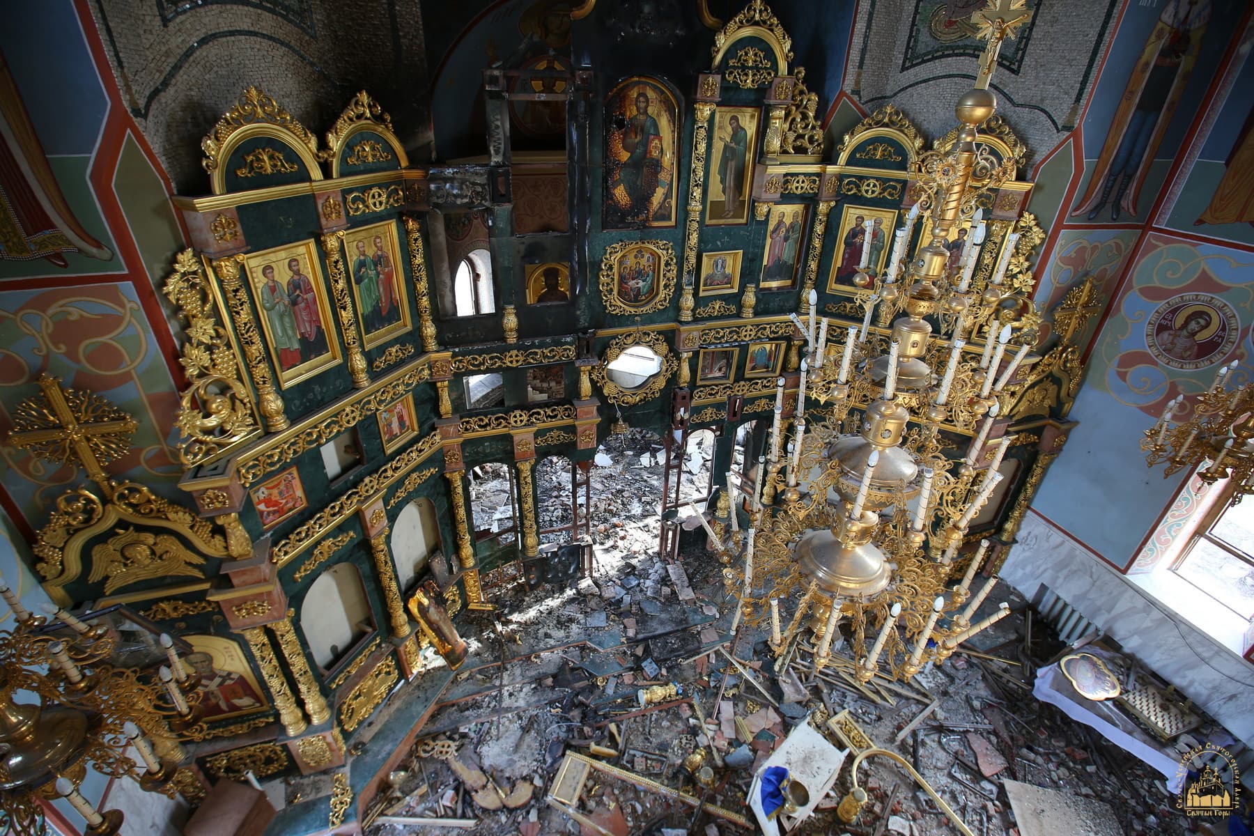 the skete of the Svyatogorsk Lavra in the village of Bohorodychne in Donetsk region