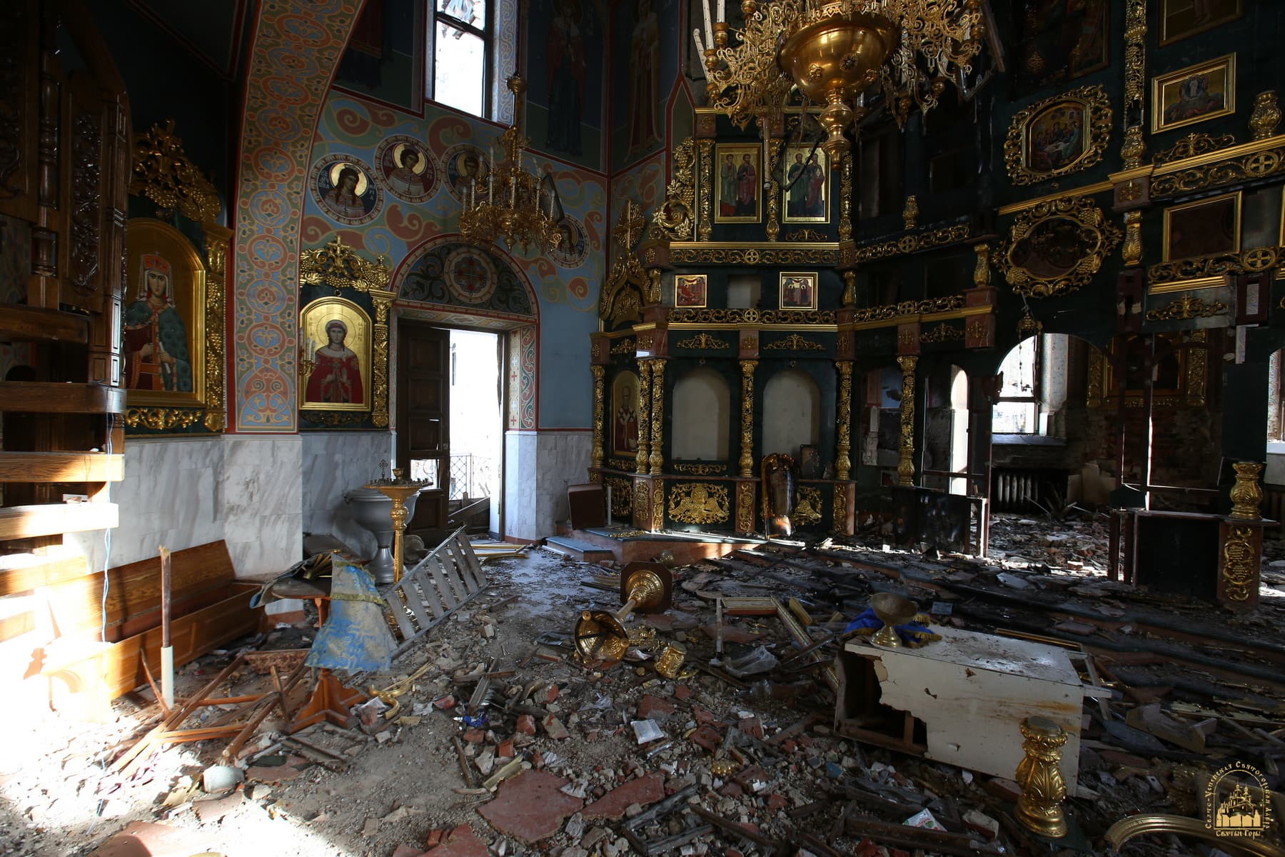 the skete of the Svyatogorsk Lavra in the village of Bohorodychne in Donetsk region