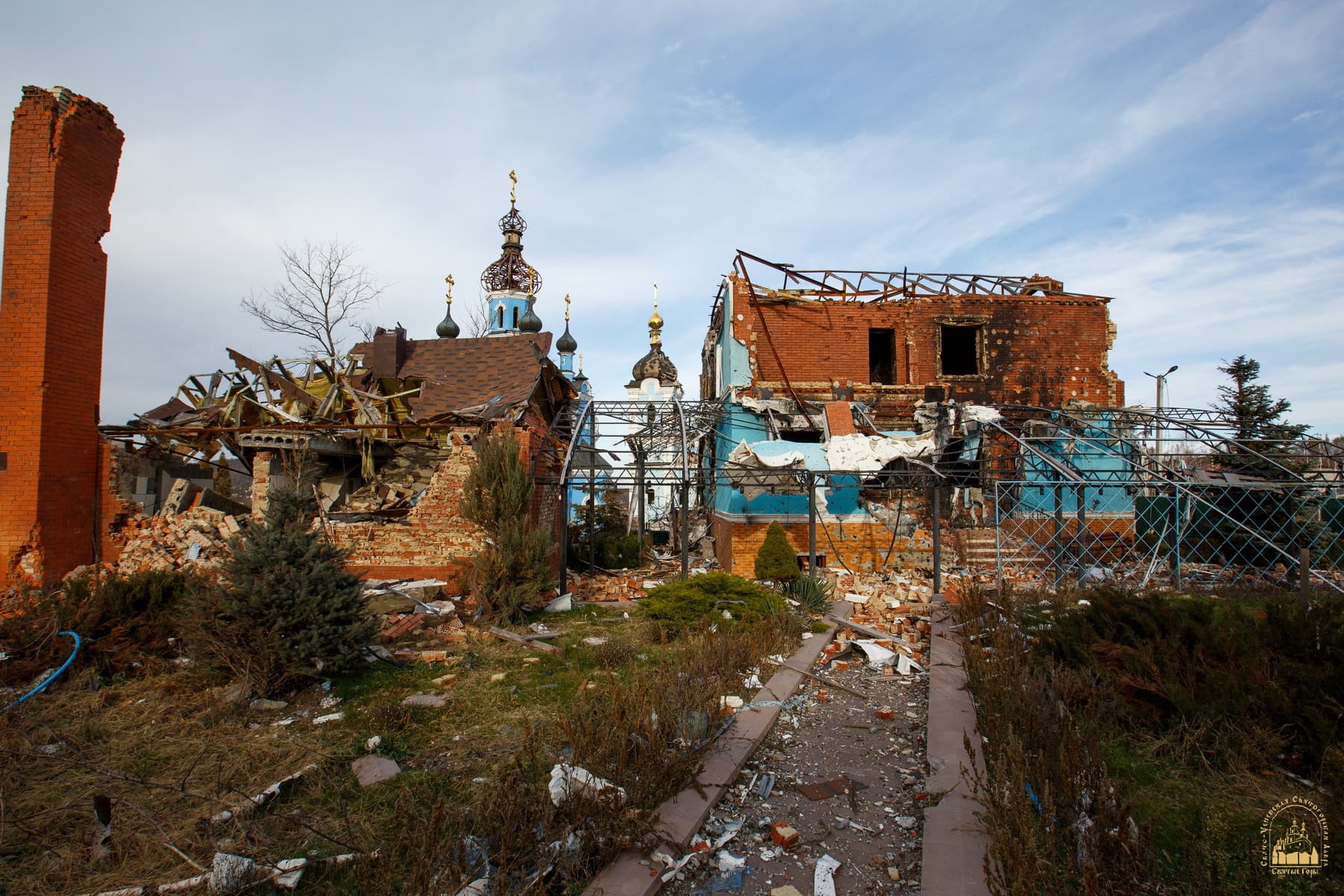 the skete of the Svyatogorsk Lavra in the village of Bohorodychne in Donetsk region