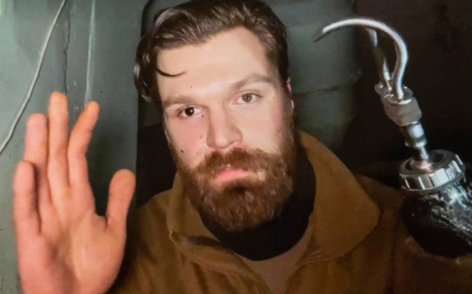 Ilya Samoilenko is fighting from the tunnels below the Azovstal steel plant, 30 metres underground