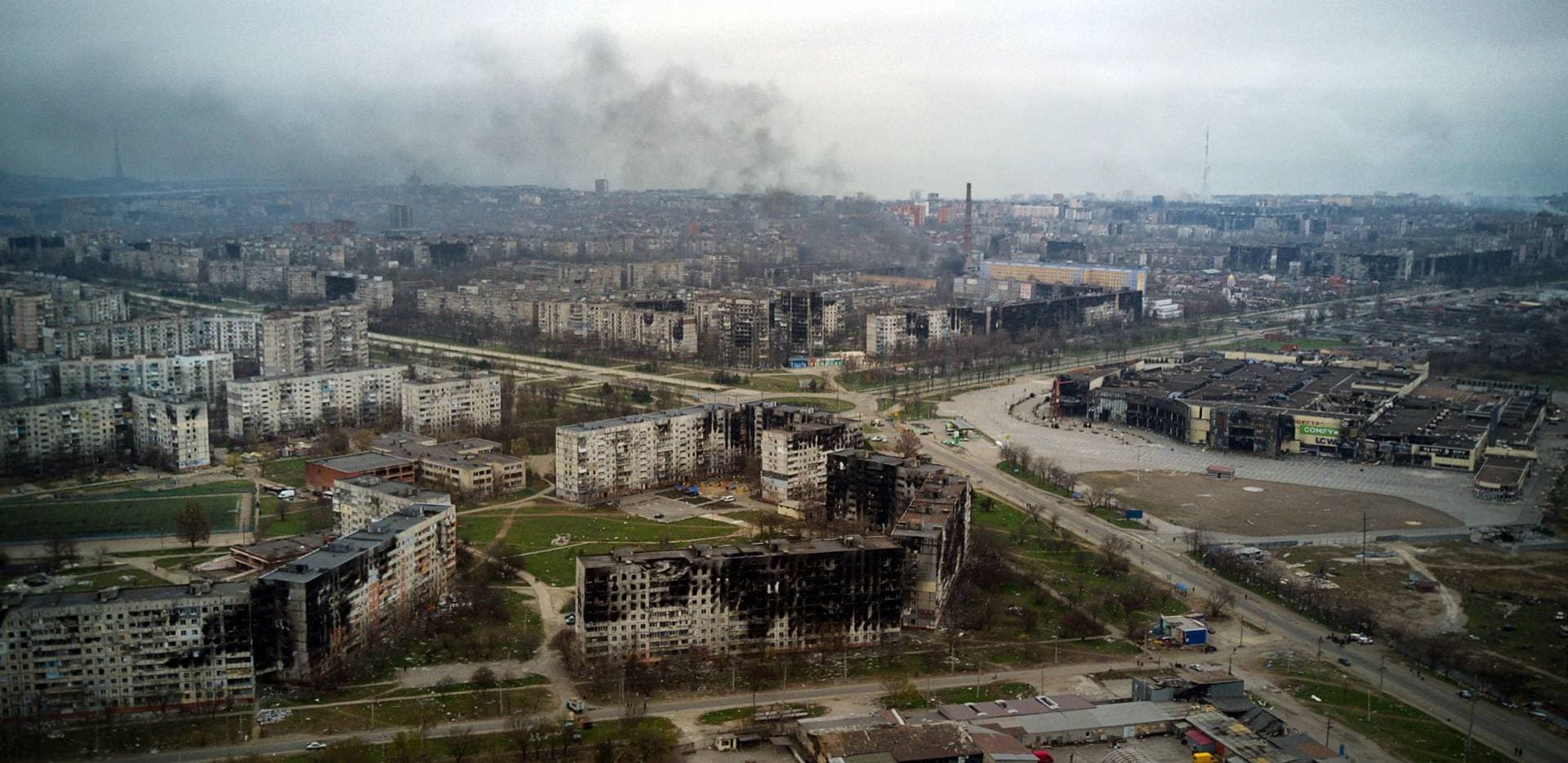 Ukrainian city of Mariupol in ruin