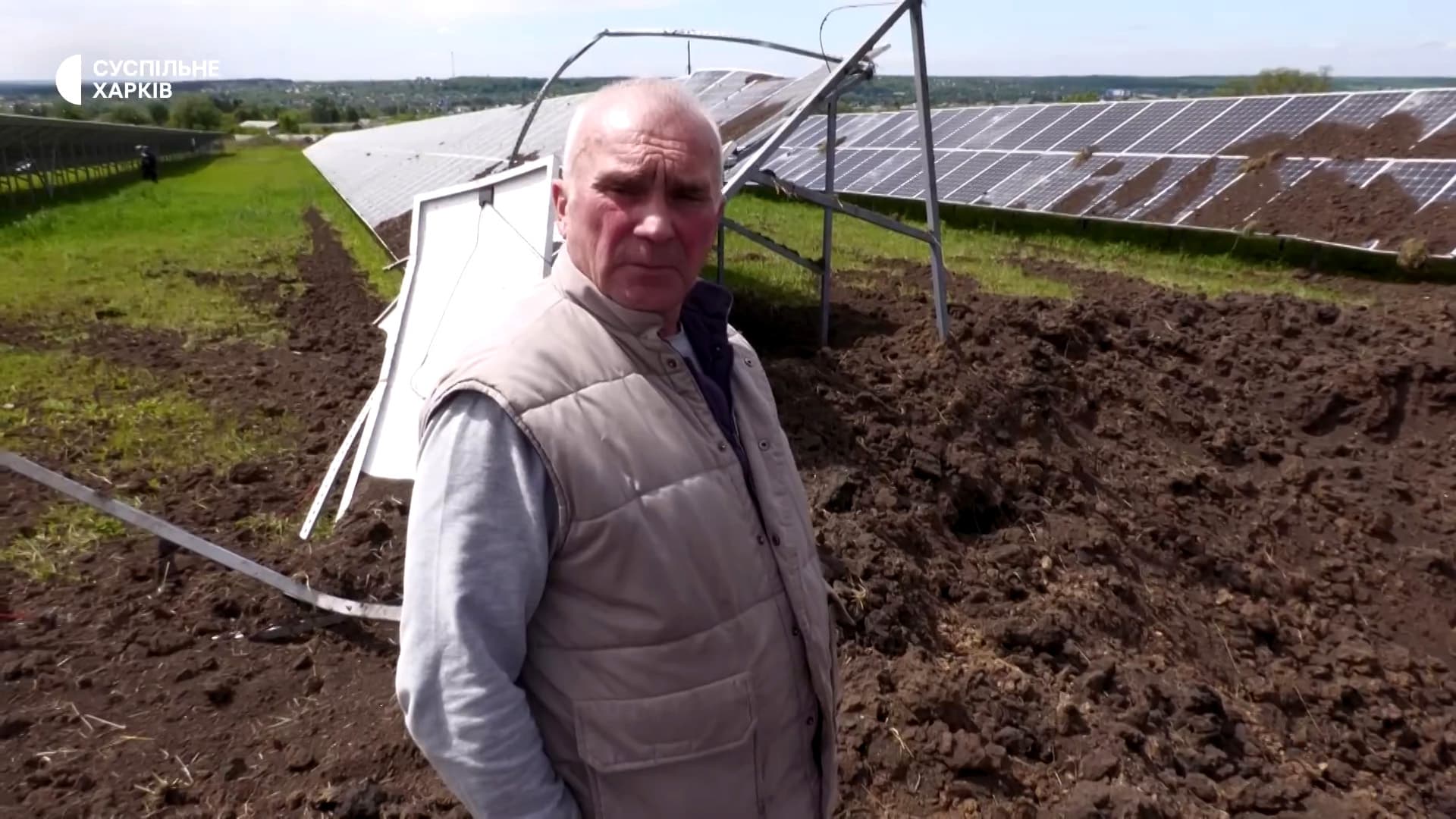 destroyed solar station