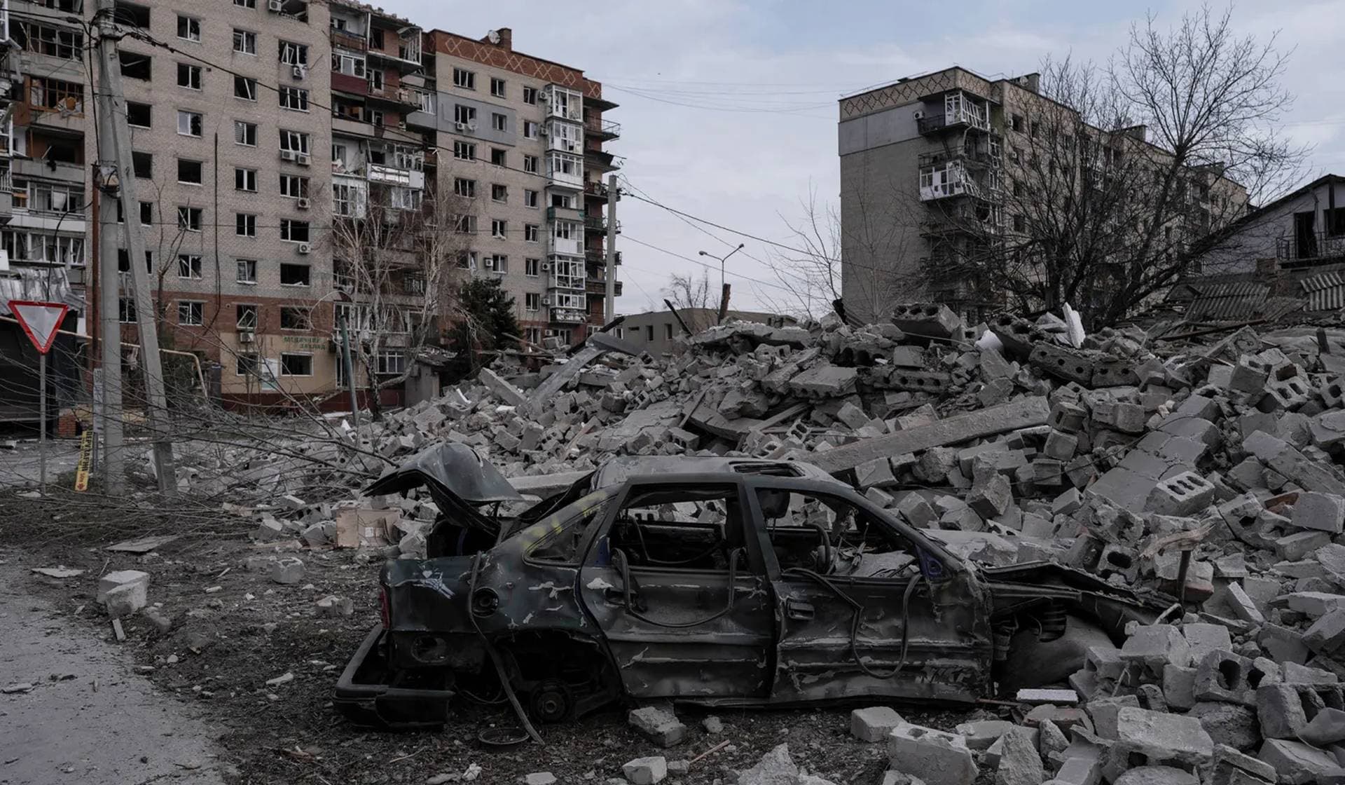 The frontline city of Pokrovsk