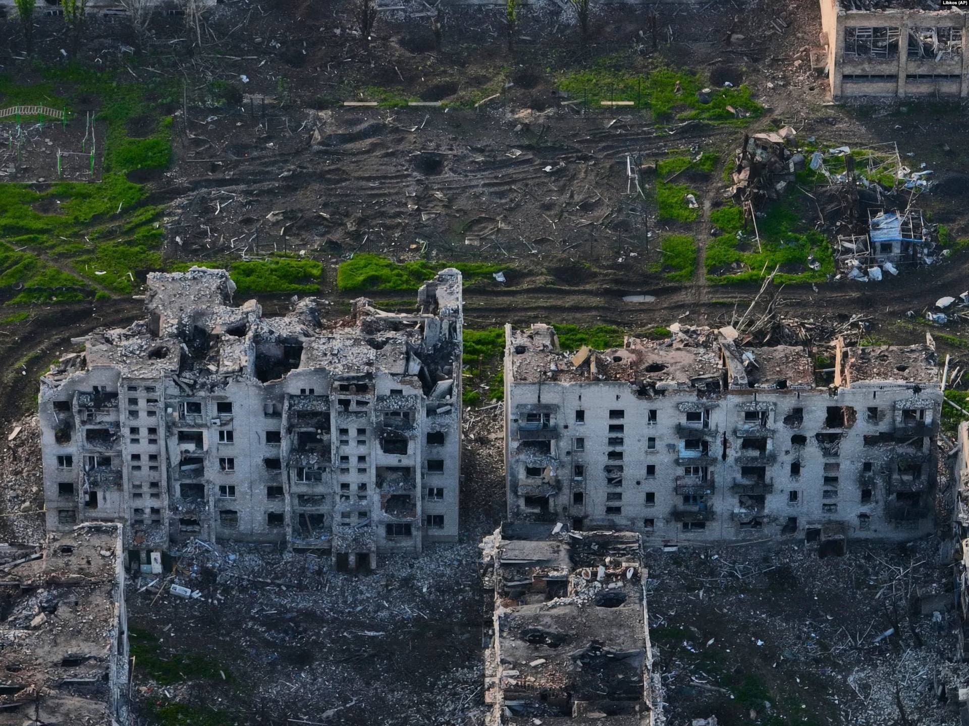 The ruins of Maryinka