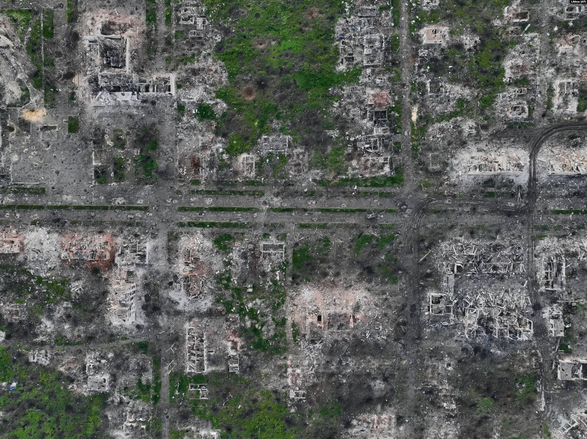 The ruins of Maryinka